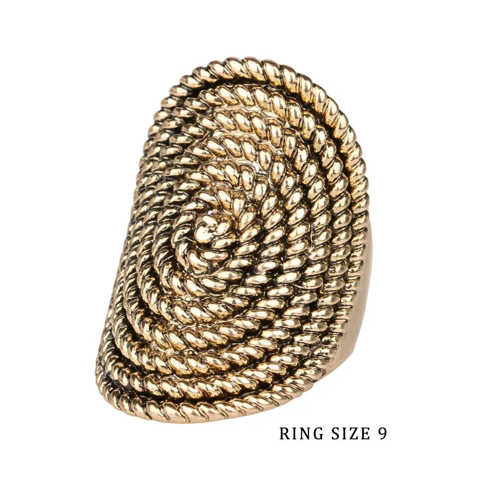 Vintage MiDi Ring 4PCS/Stes Fashion Gold Jewelry Classical Punk Pattern Rings For Women Party Accessories Aros Anel
