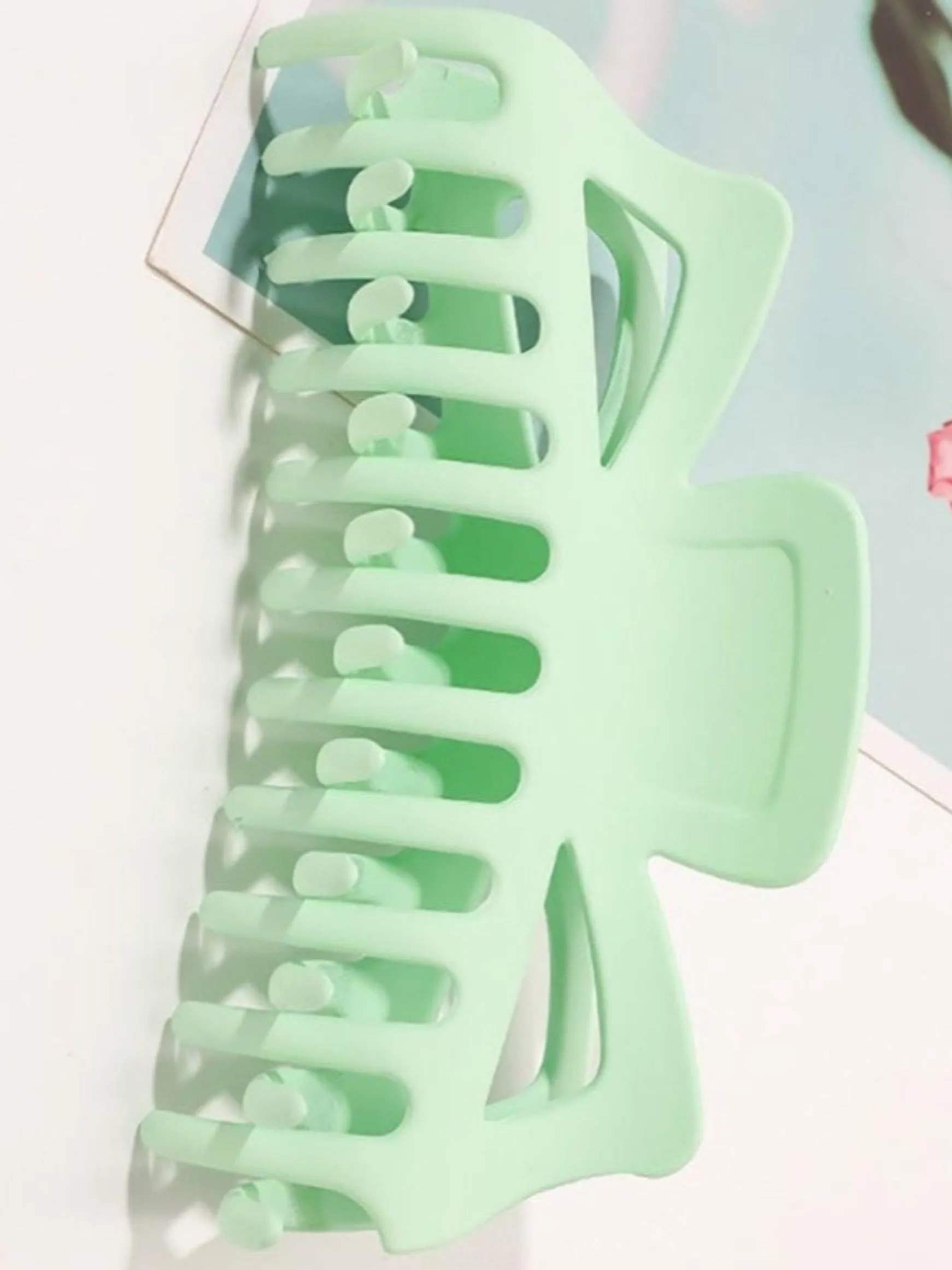 X-Large Matte French Style Claw Clip, Assorted Colors