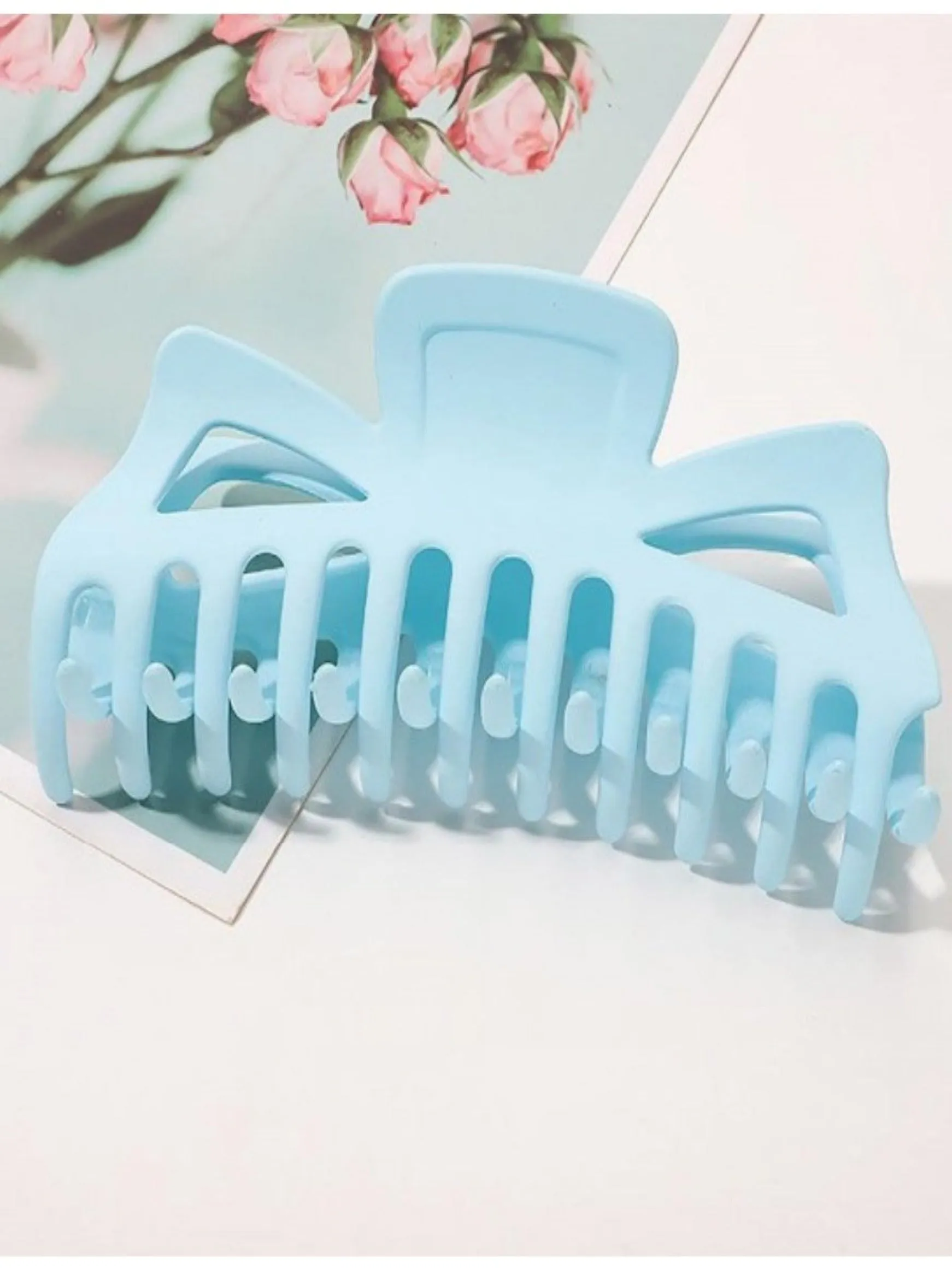 X-Large Matte French Style Claw Clip, Assorted Colors