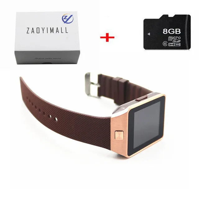 ZAOYIEXPORT Bluetooth Smart Watch DZ09 Wearable Devices Android Clock with SIM/TF Card Slot for Apple Xiaomi Phone PK Gt08 Watch